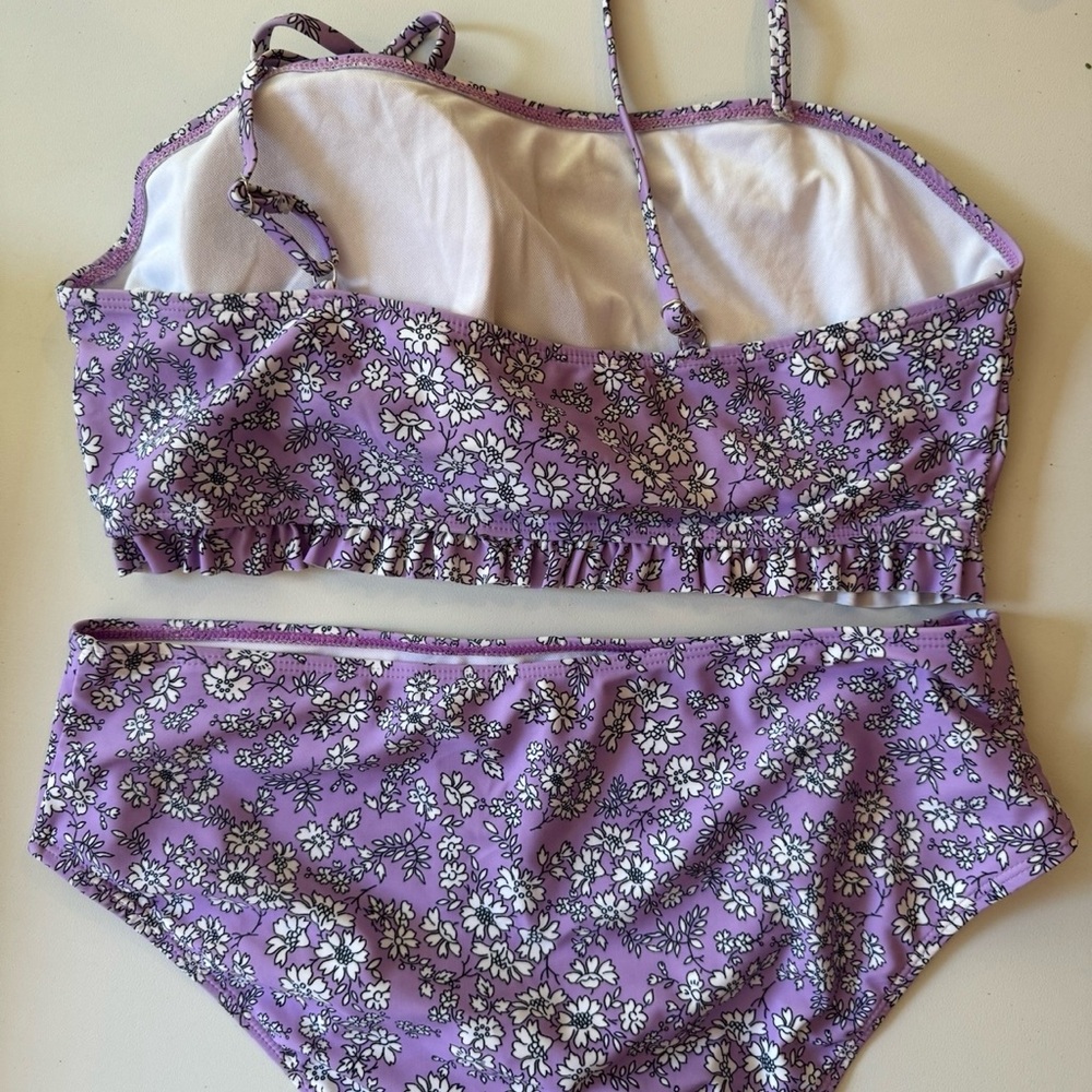 Floral Purple Bikini Set - Picture 2 of 3